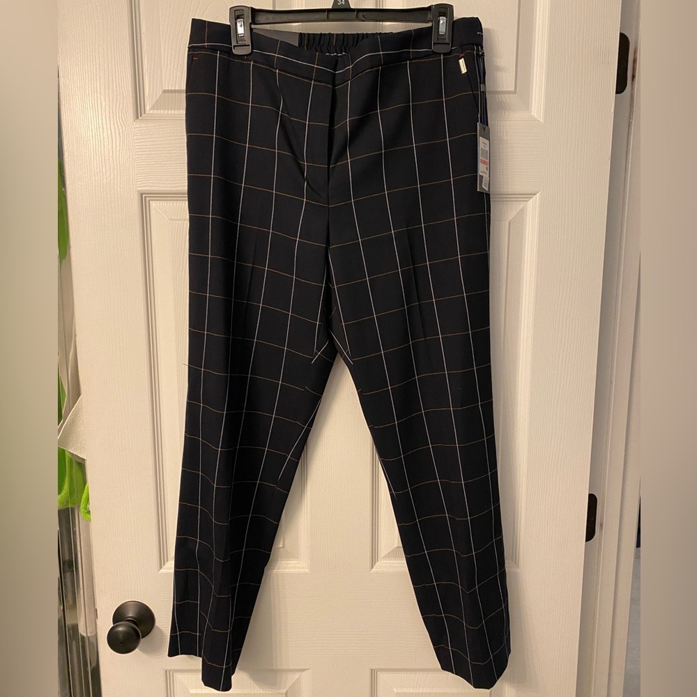 NTW Tommy Hilfiger Navy & Plaid Dress Pants